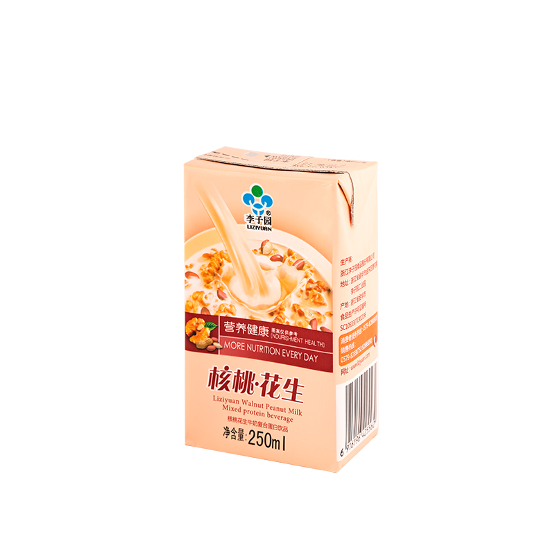 核桃花生牛奶復合蛋白飲品，單瓶凈含量250ml